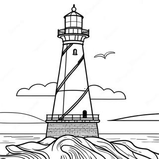 Page A Colorier Du Phare Obx 69555-55055