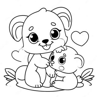 Page A Colorier Danimaux Mignons Que Jaime 69925-55345