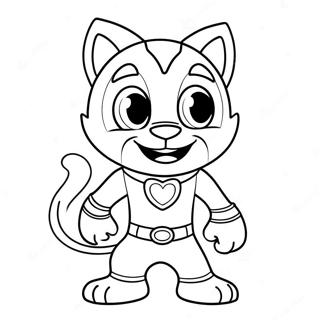 Page A Colorier Talking Tom En Costume De Super Heros 71015-56214