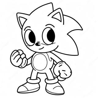 Page A Colorier Des Superstars Sonic 72464-57384