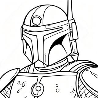 Jango Fett Pages À Colorier