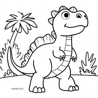 Page A Colorier Rex Le Dinosaure Amical 73245-58006