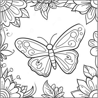 Page De Papillon Pages À Colorier