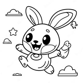 Super Lapin Garçon Pages de Coloriage