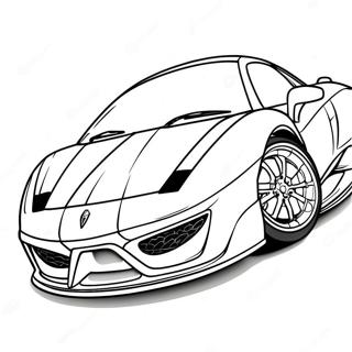 Page A Colorier De Supercar De Luxe 811-642