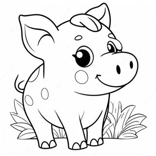 Cochon Pages À Colorier