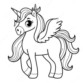 Page A Colorier Licorne Adorable 8541-6789