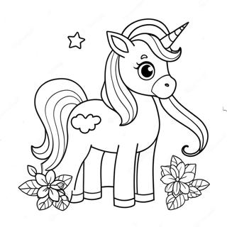 Page A Colorier Licorne Adorable 8541-6792