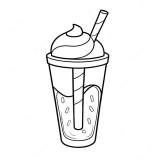 Page A Colorier Milkshake 8730-6939