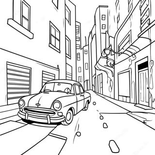 Page A Colorier Art De Rue Urbain Cool 9091-7235