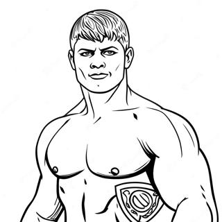 Cody Rhodes Pages À Colorier