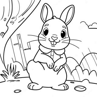 Page A Colorier De Pierre Lapin 9260-7371