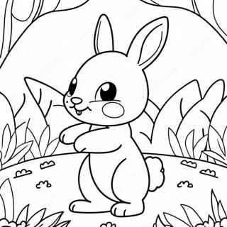 Page A Colorier De Pierre Lapin Mignon Dans Le Jardin 9261-7367