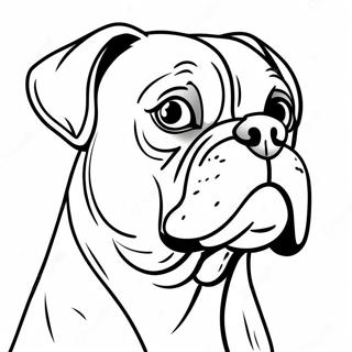 Page A Colorier De Chien Boxer 9690-7800